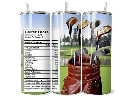3D Golf Insulated Tumbler