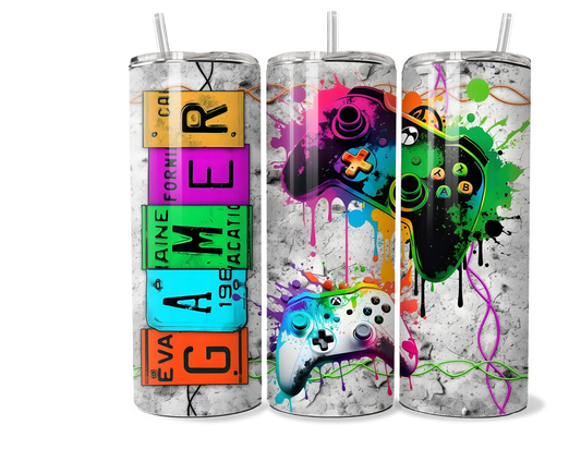 Gamer Life Insulated Tumbler - 20oz/30oz Gaming Travel Mug