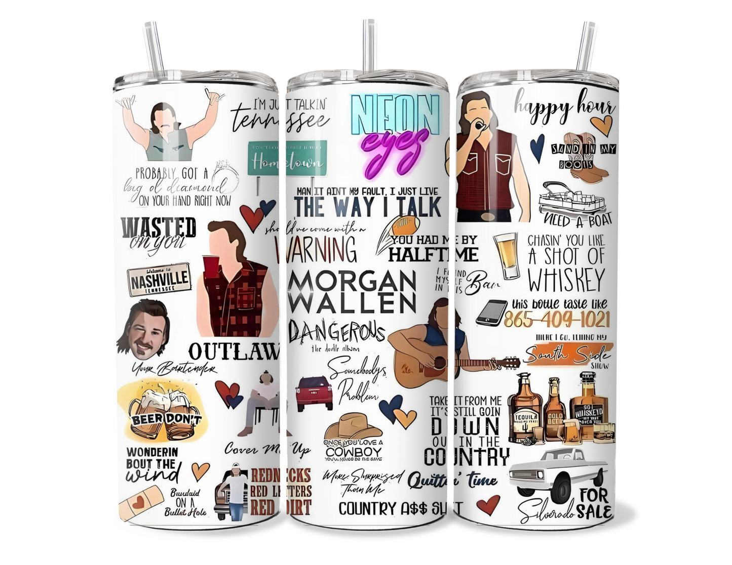 Awesome Unique Morgan Wallen Insulated Tumbler