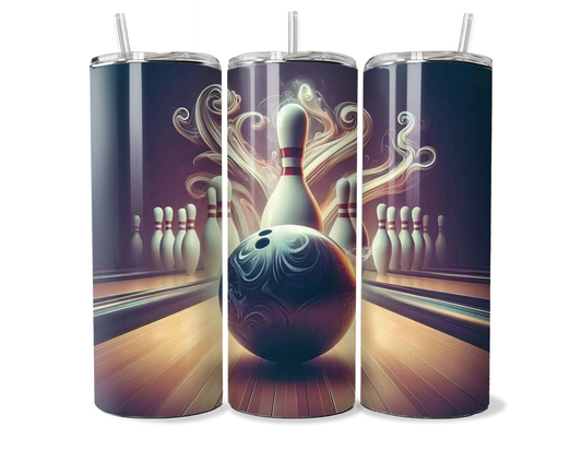 "King of the Lanes" Bowling Insulated Tumbler