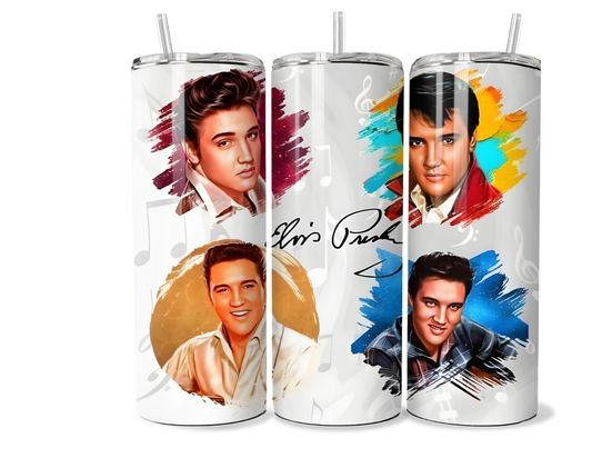 Elvis "The King" Stainless Steel Insulated Tumbler - 20oz & 30oz