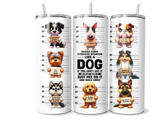 Funny Dog Lover Tumbler | "Pee On It" Insulated Stainless Steel Drinkware