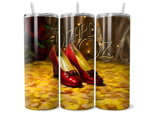 Wizard of Oz Ruby Slipper Tumbler – Insulated Stainless Steel Gift Cup