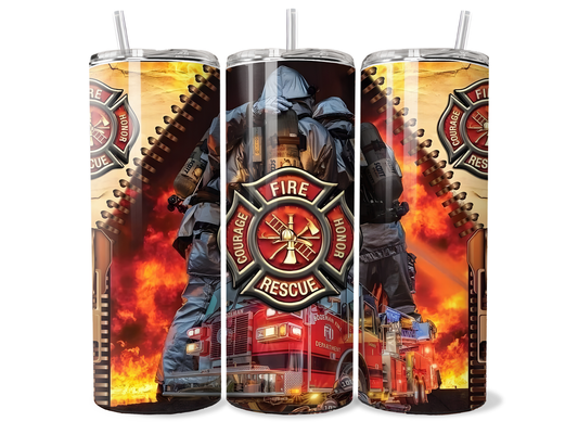 Fire & Rescue Heritage Edition - Firefighter Vacuum Insulated Tumbler