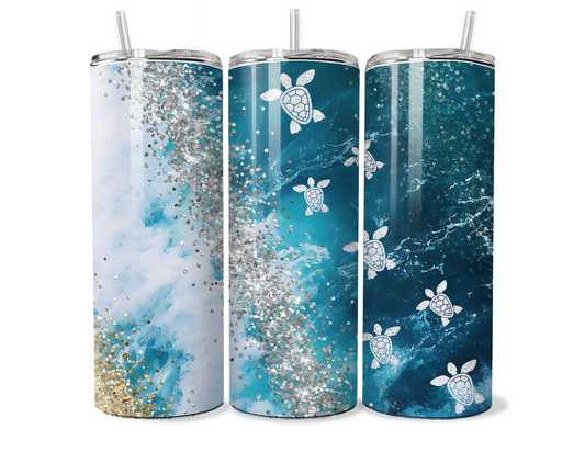 Sea Turtle Vacuum Insulated Tumbler - Stainless Steel Travel Mug