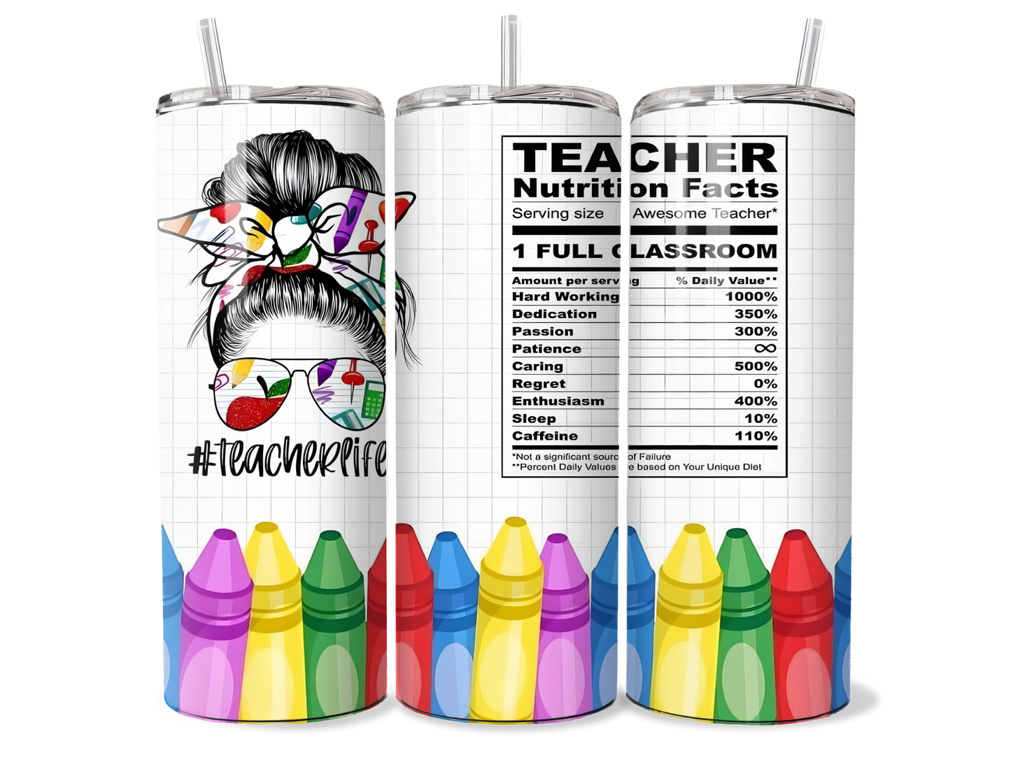 Teacher Facts Insulated Tumbler