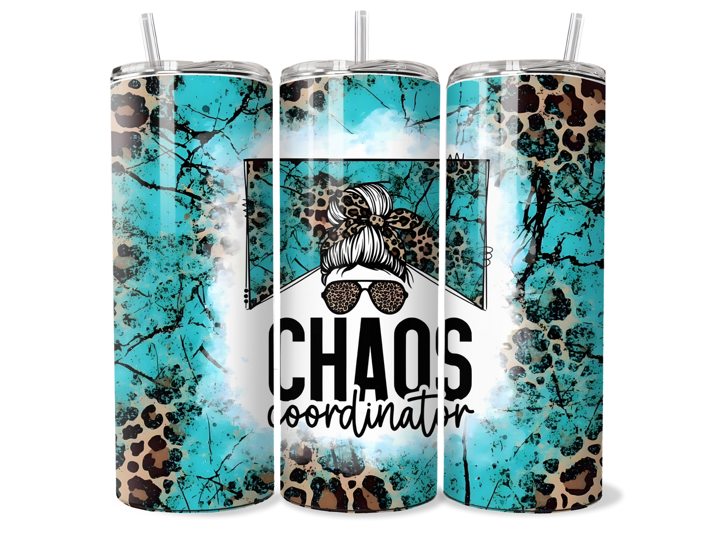 Custom Chaos Coordinator Insulated Travel Mug - Handcrafted Drinkware