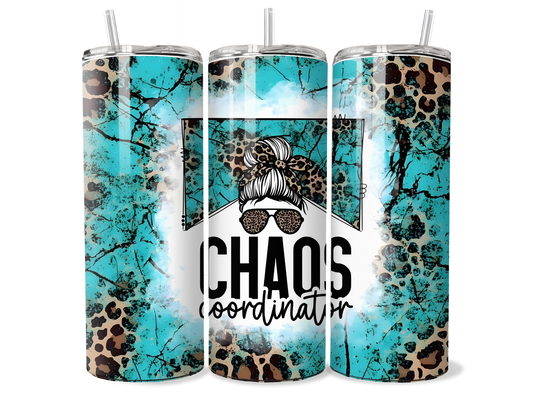 Custom Chaos Coordinator Insulated Travel Mug - Handcrafted Drinkware