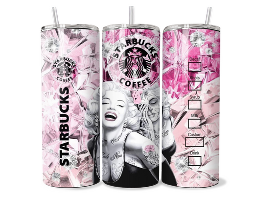 Classy Marilyn Monroe Starbucks Insulated Tumbler