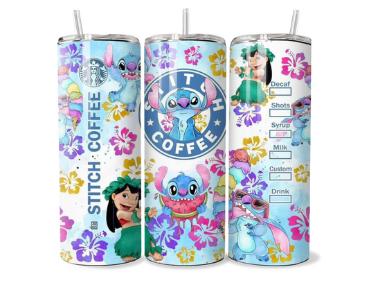 Ohana Means Family Stitch Starbucks Insulated Travel Tumbler