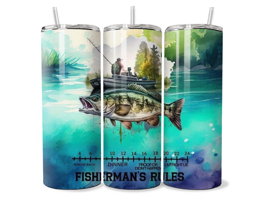Fishing Rules Tumbler | Cup