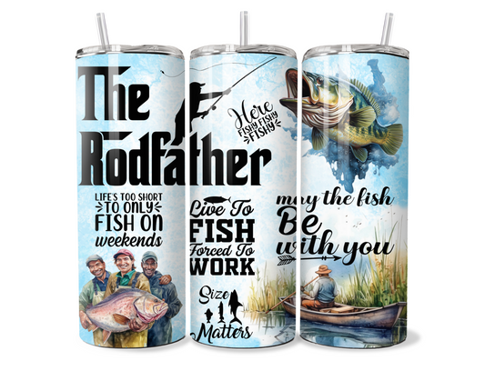 The Rodfather Insulated Fishing Tumbler | Cup