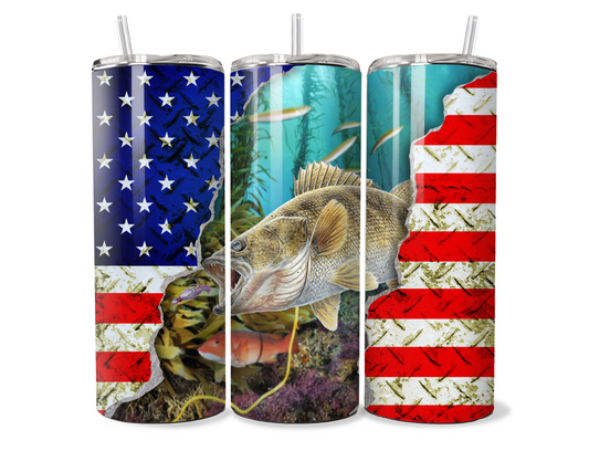 Walleye Fishing Insulated Tumbler | Cup