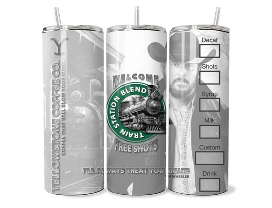 Yellowstone RIP Starbucks Insulated Tumbler