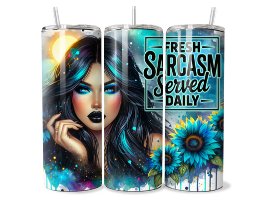 Fresh Sarcasm Served Daily Insulated Travel Tumbler