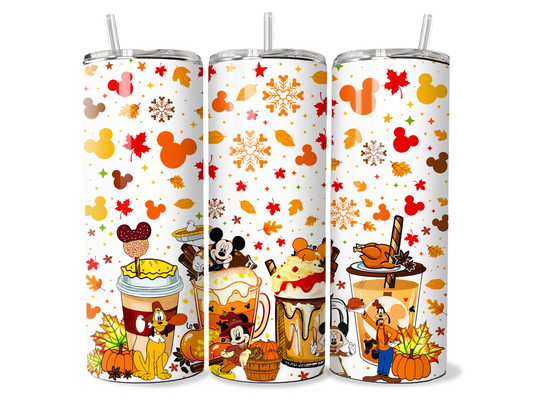 Mickey Mouse and Friends Thanksgiving Insulated Tumbler
