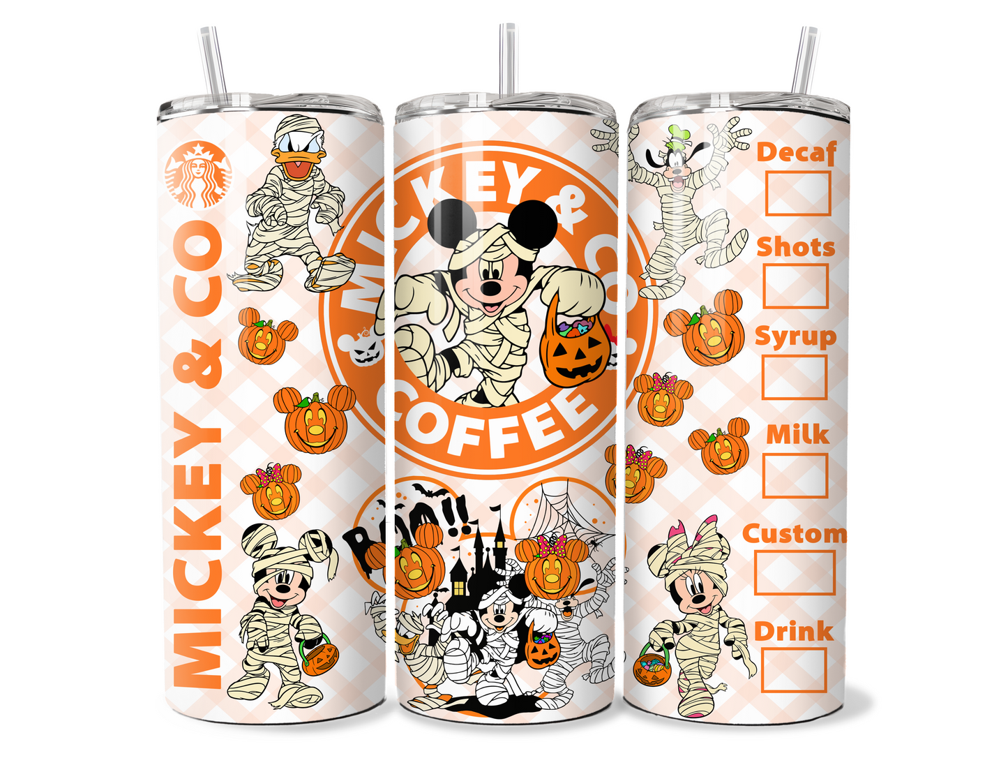 Mickey Mouse Halloween Insulated Travel Tumbler
