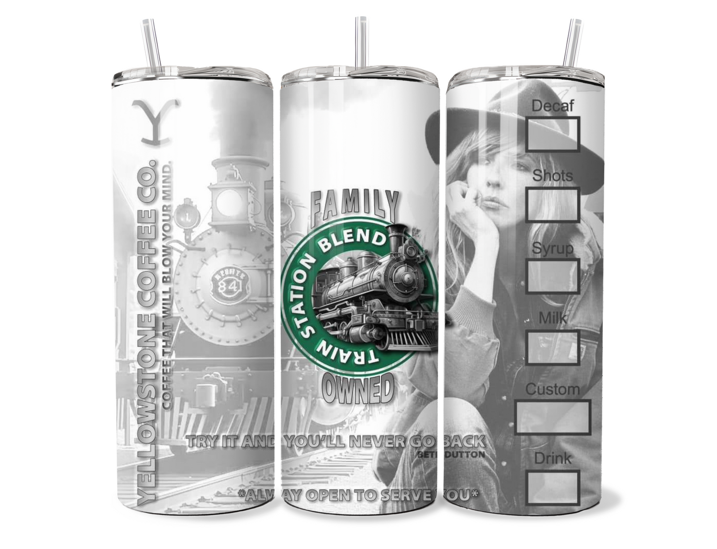 Beth Dutton Yellowstone Starbucks Insulated Tumbler