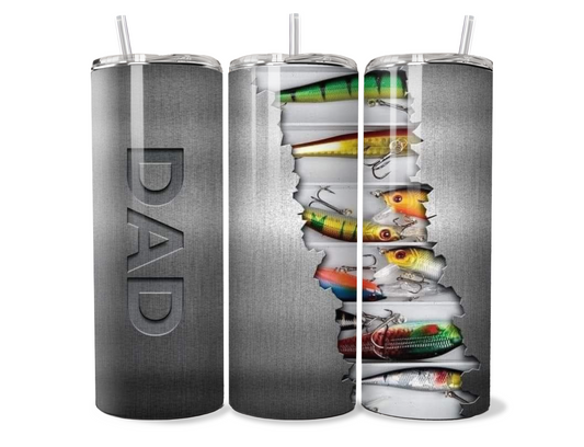 Fishing Bait Dad Tumbler | Cup