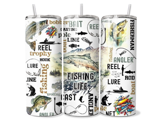 Angler Fishing Life Insulated Tumbler | Cup