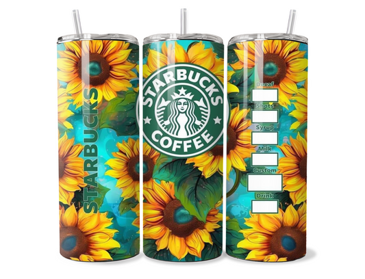 Classic Sunflower Starbucks Insulated Tumbler
