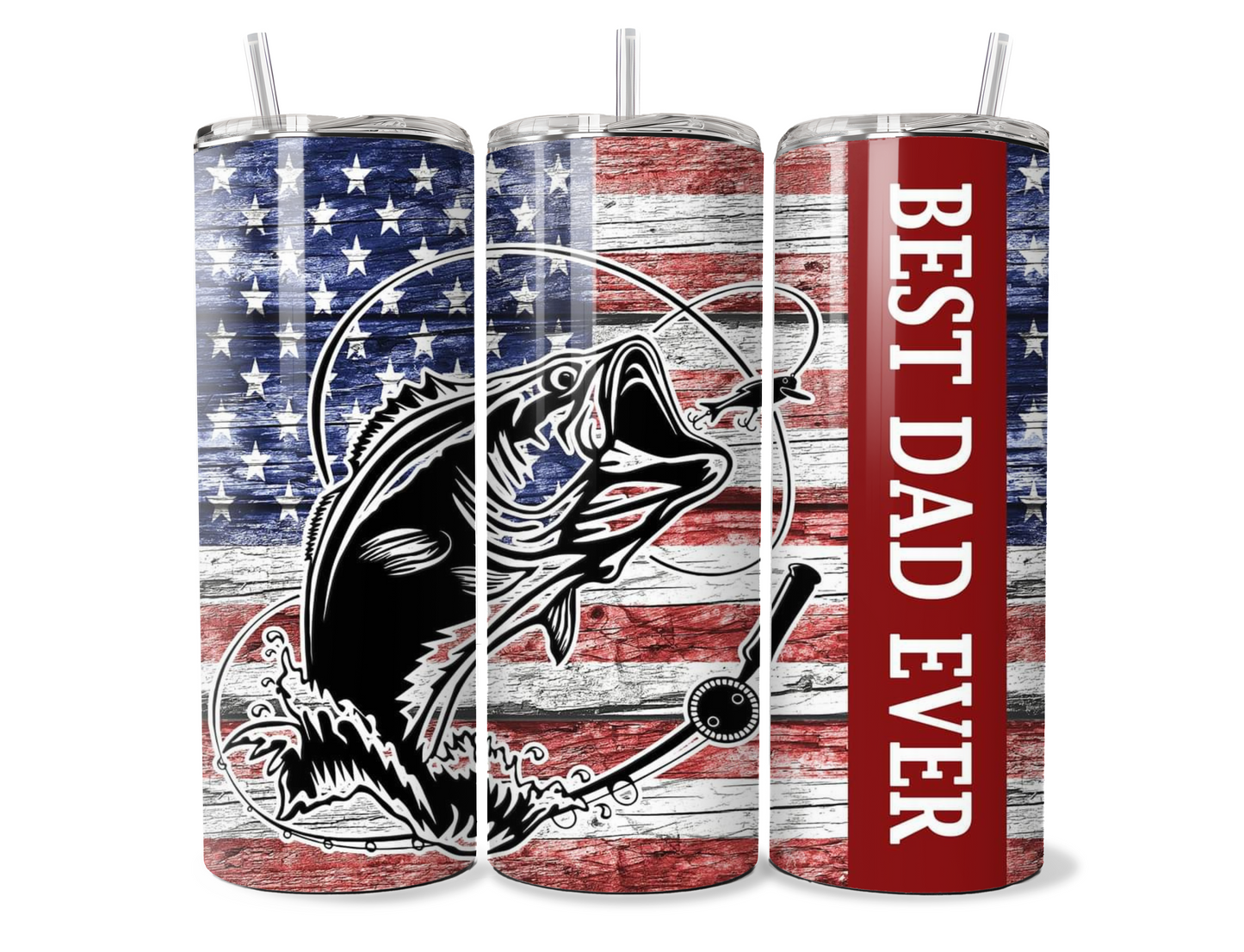 Best Dad Ever Fishing Tumbler | Cup