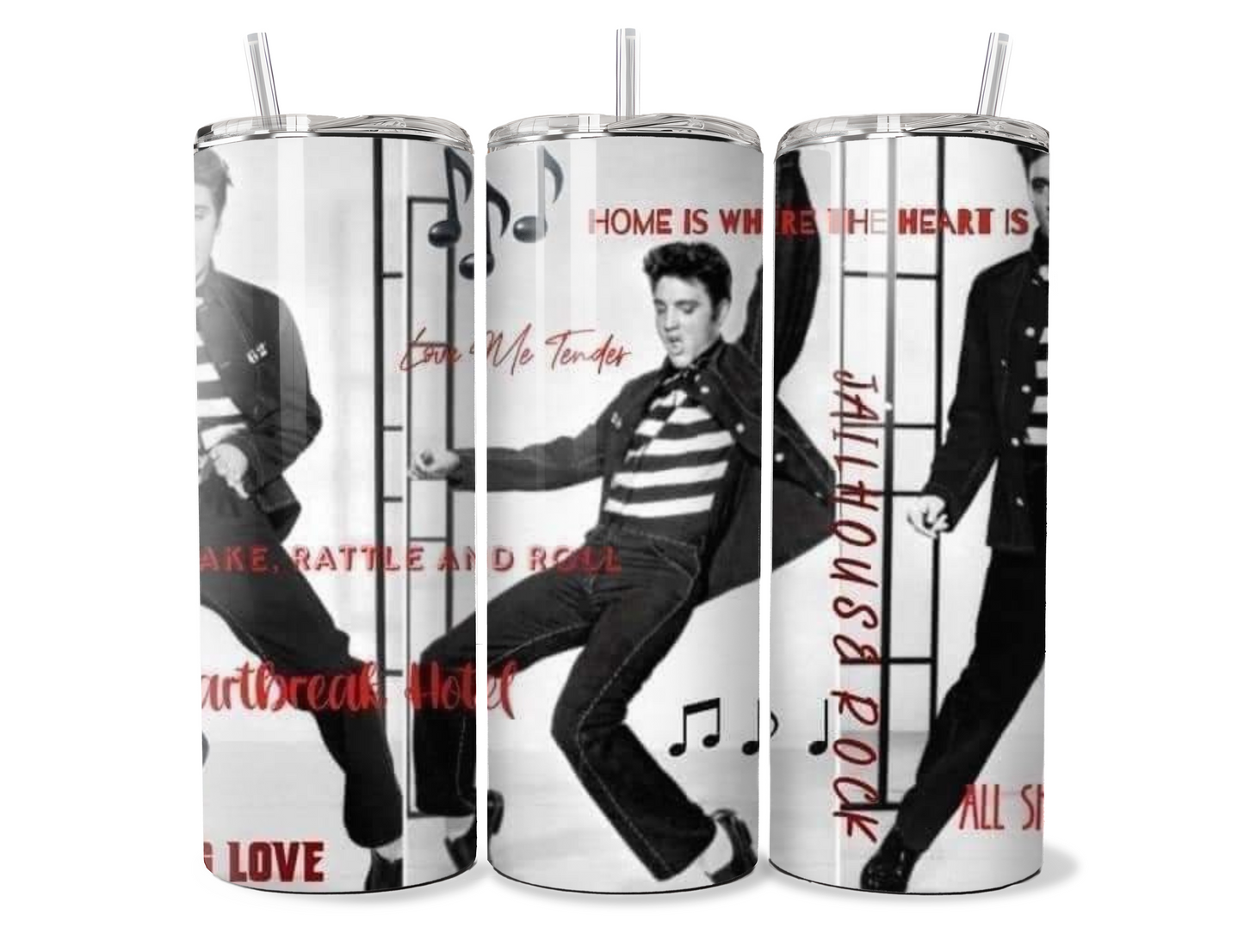 Jailhouse Rock Elvis Insulated Travel Mug