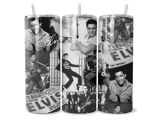 Rock 'n Roll Elvis Presley Insulated Travel Mug
