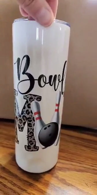 Bowling Mom Insulated Travel Mug