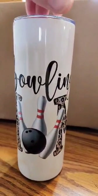 Bowling Mom Insulated Travel Mug