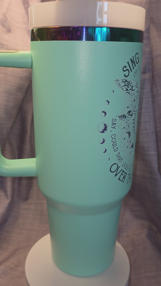 40oz Insulated Custom Sassenach Tumbler
