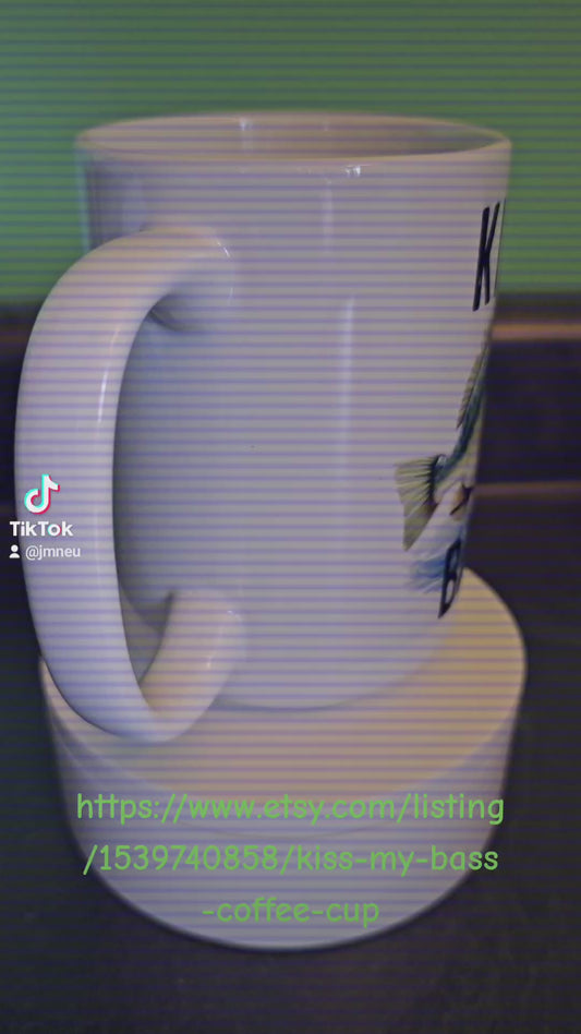 Kiss My Bass Insulated Coffee Mug | Cup