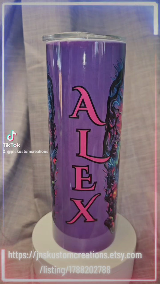 Customizable Michael Myers Halloween Insulated Travel Tumbler