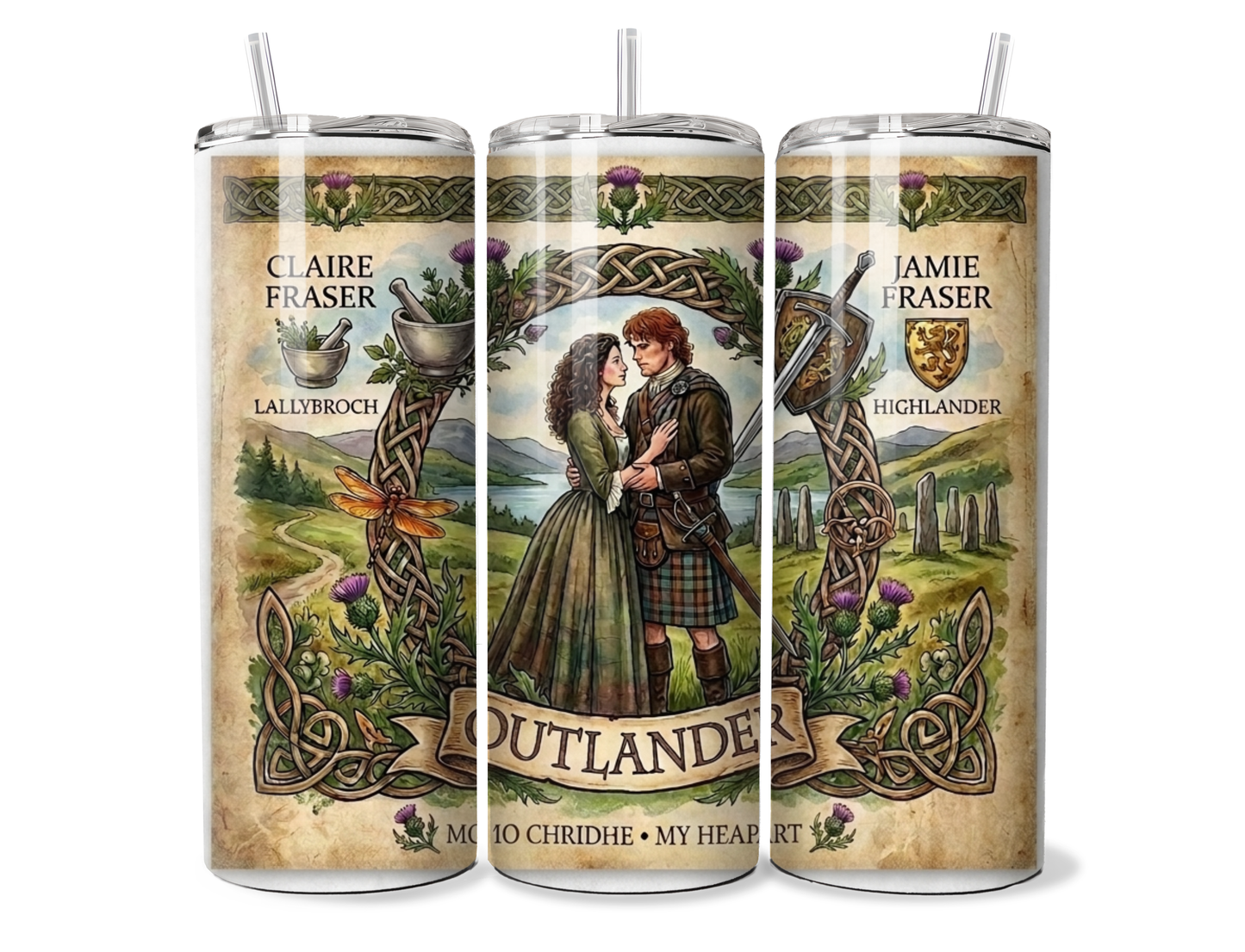 20 or 30oz Custom Insulated Outlander Tumbler I