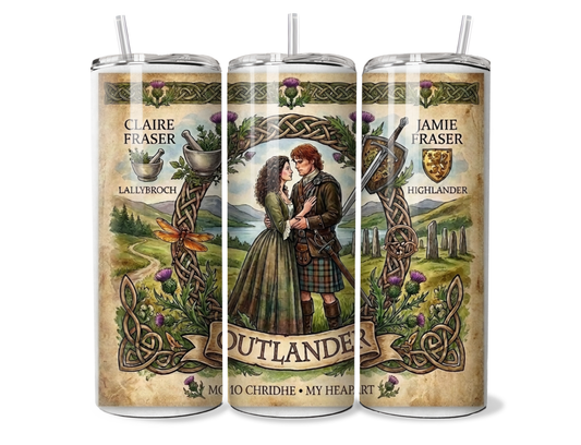 20 or 30oz Custom Insulated Outlander Tumbler I