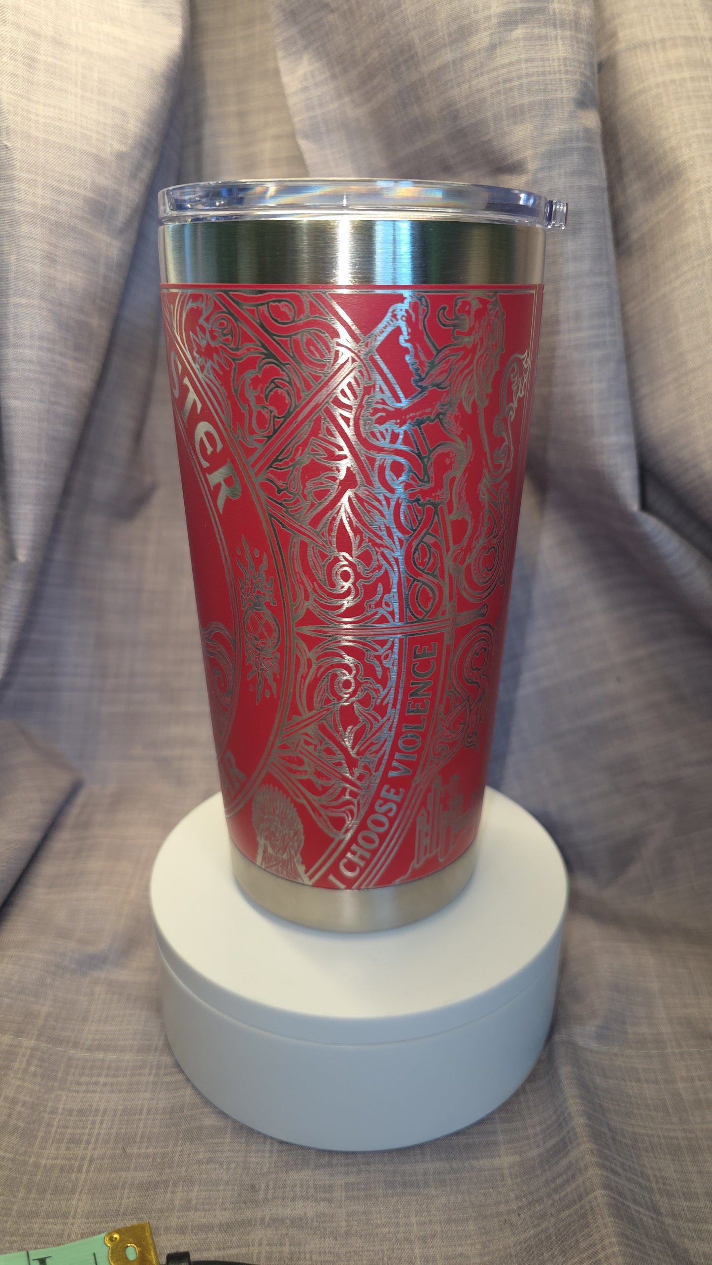 Cersei Lannister Laser Engraved Tumbler – House Lannister Game of Thrones Fan Gift