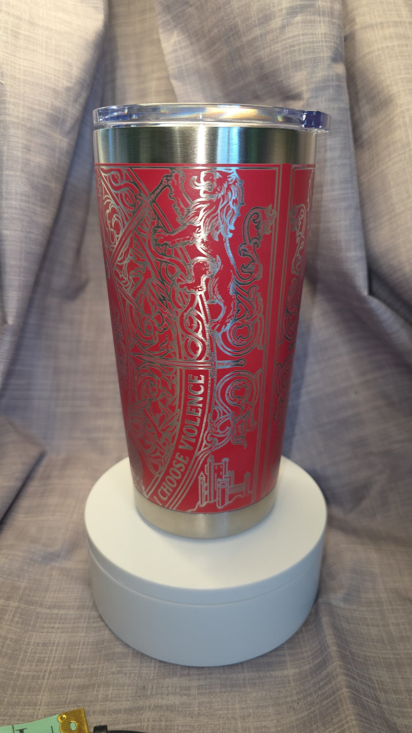 Cersei Lannister Laser Engraved Tumbler – House Lannister Game of Thrones Fan Gift