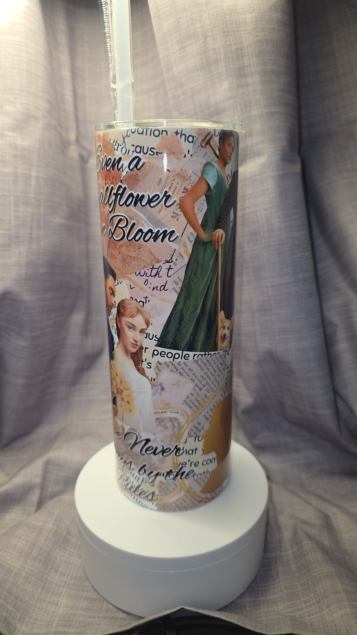 Custom Bridgerton Inspired Insulated Tumbler