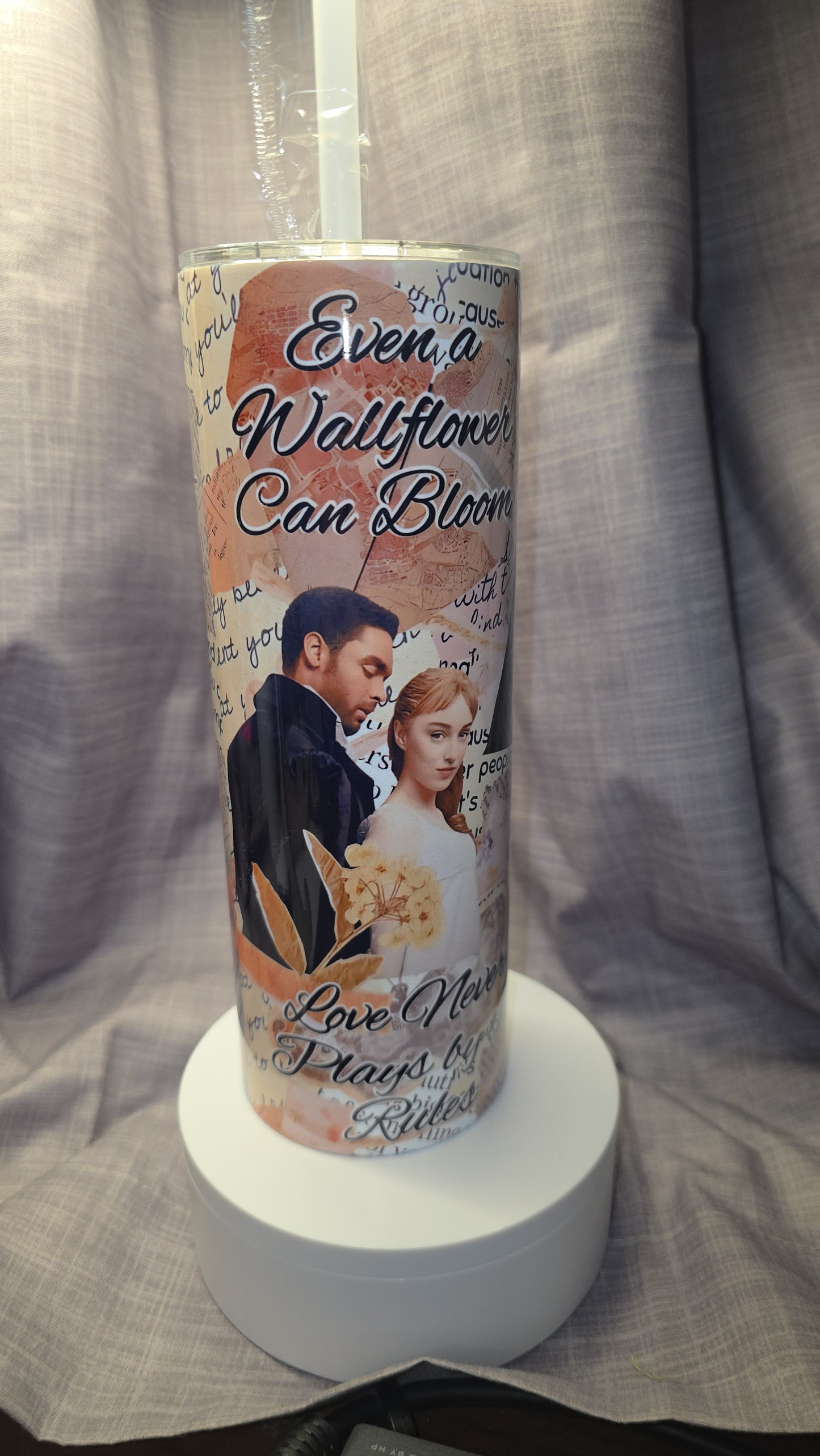 Custom Bridgerton Inspired Insulated Tumbler