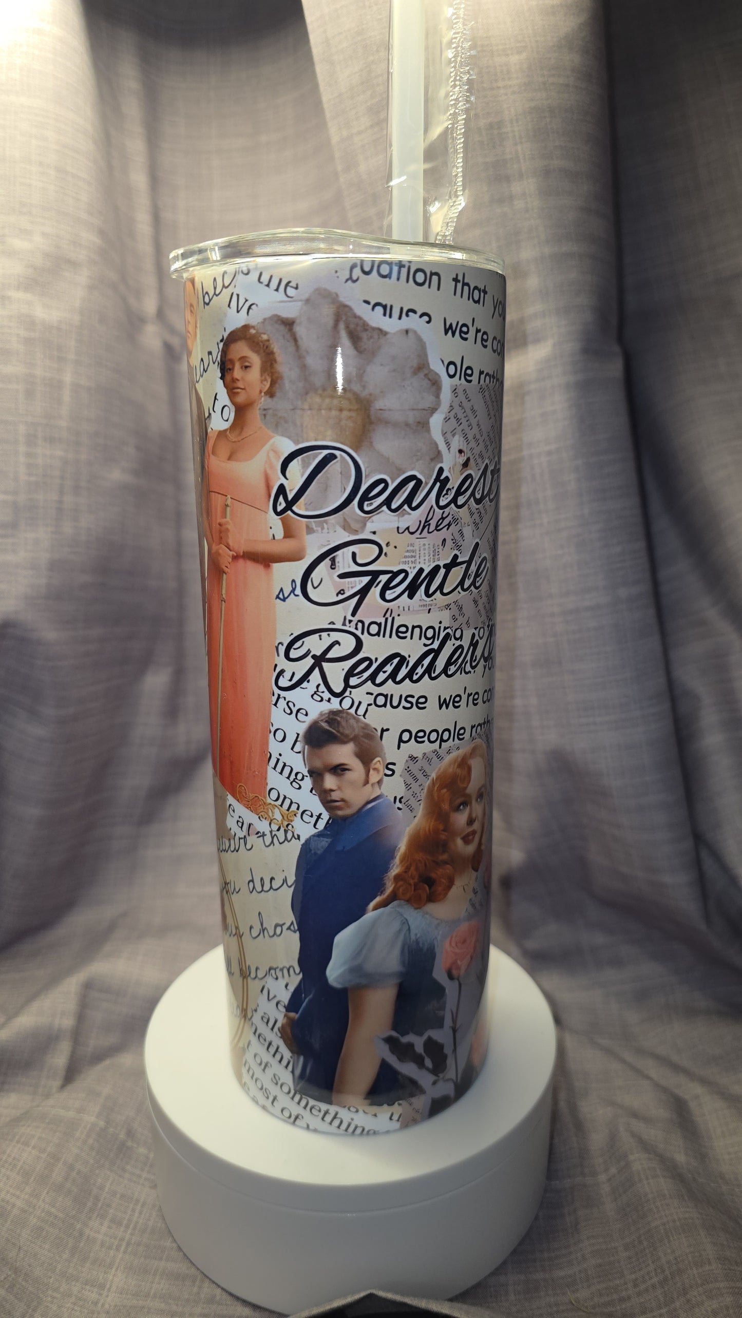Custom Bridgerton Inspired Insulated Tumbler