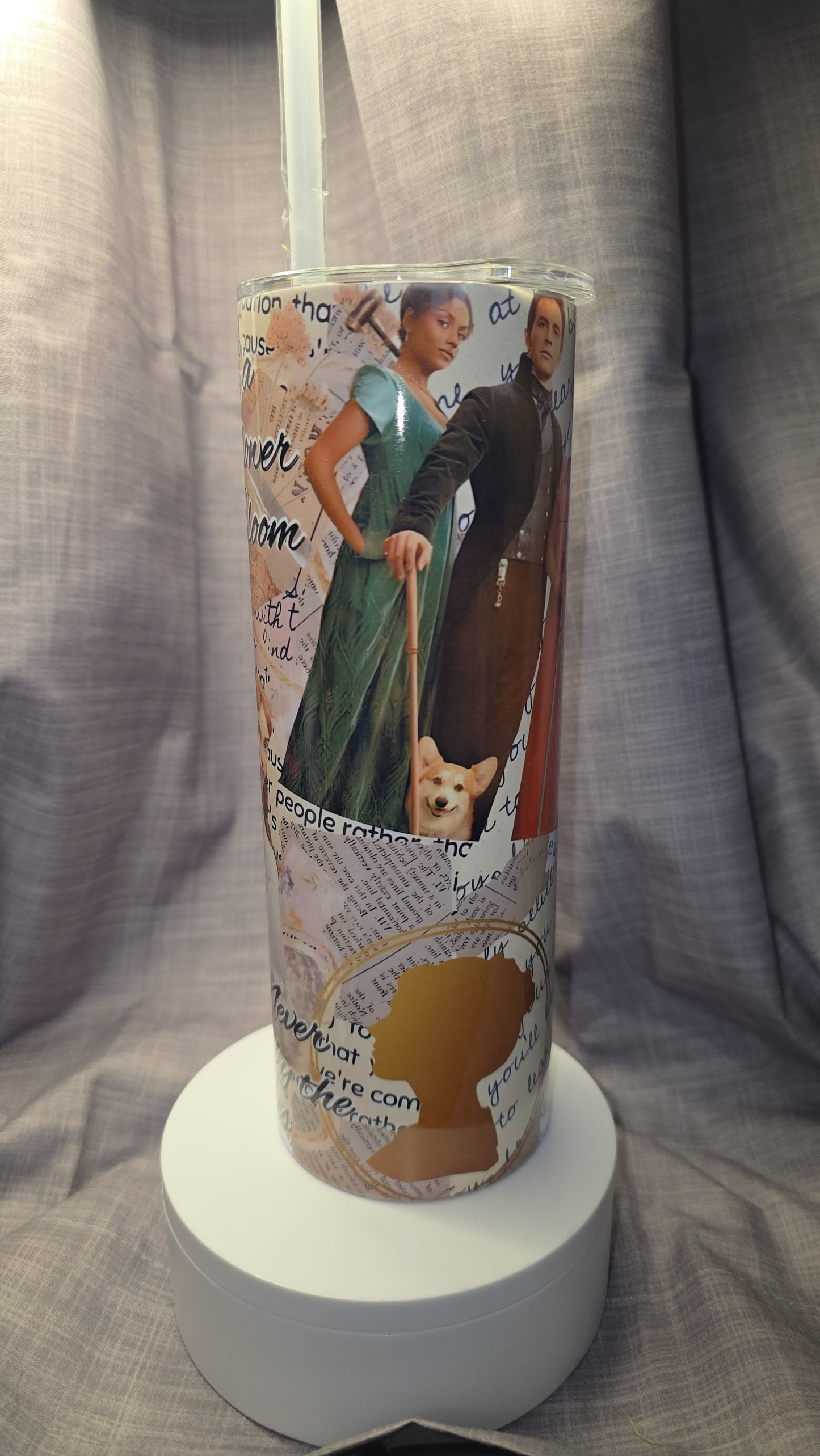 Custom Bridgerton Inspired Insulated Tumbler
