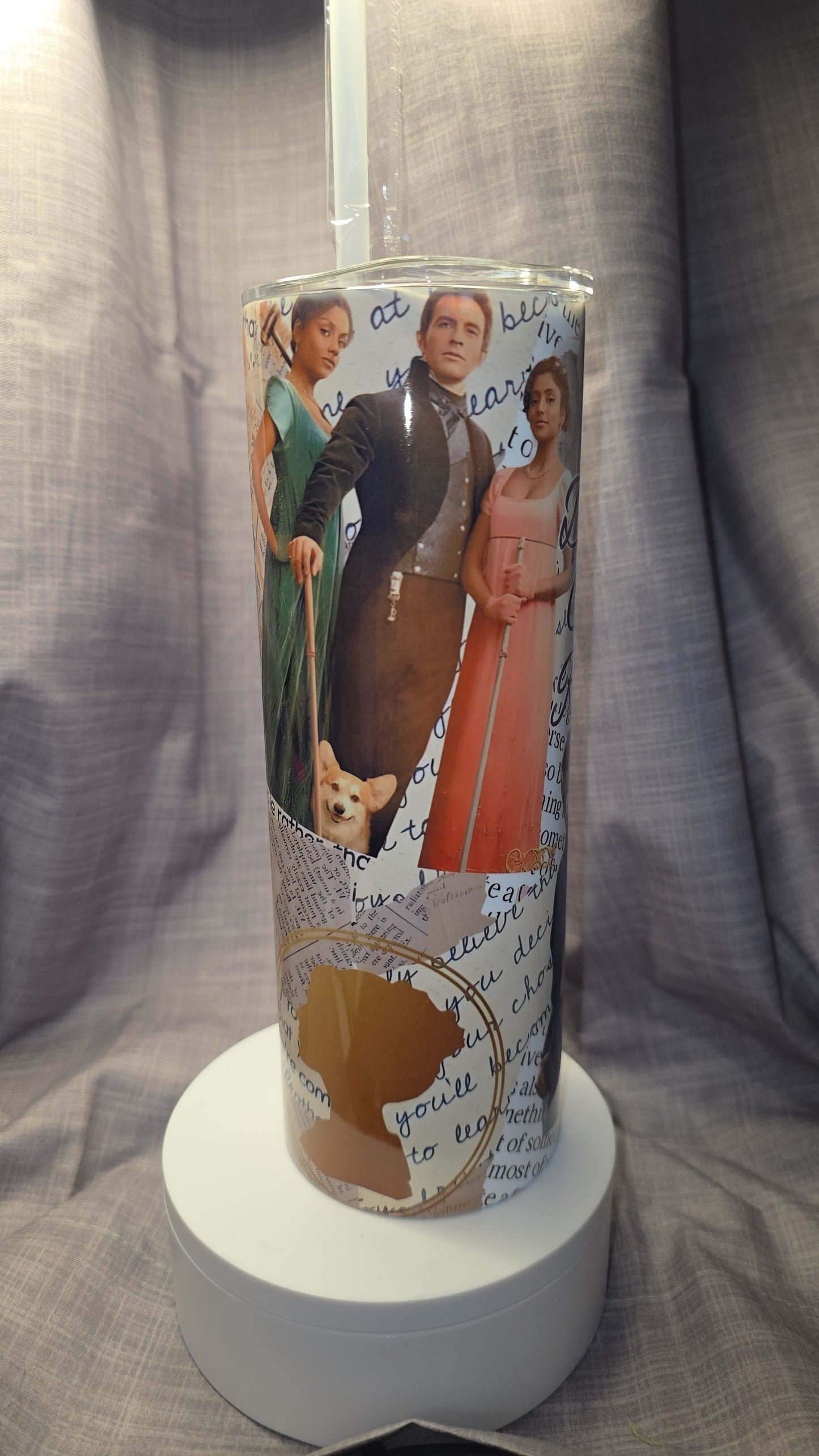 Custom Bridgerton Inspired Insulated Tumbler